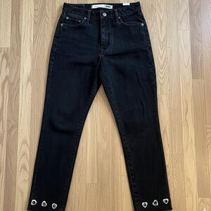 Revolve | Lovers + Friends Black Denim High Rise Jeans